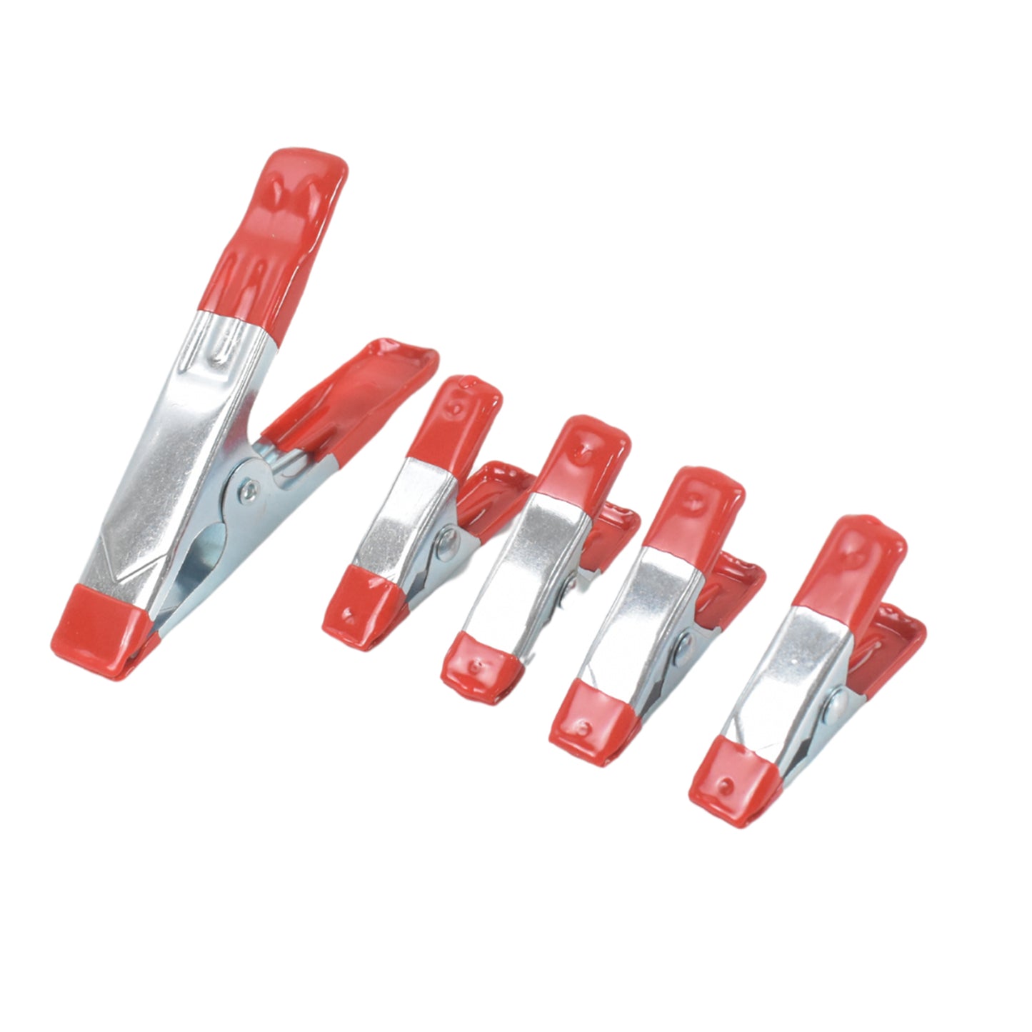 Metal Spring Clamps Heavy Duty Spring Metal Clips Clamp (5 Pcs Set)