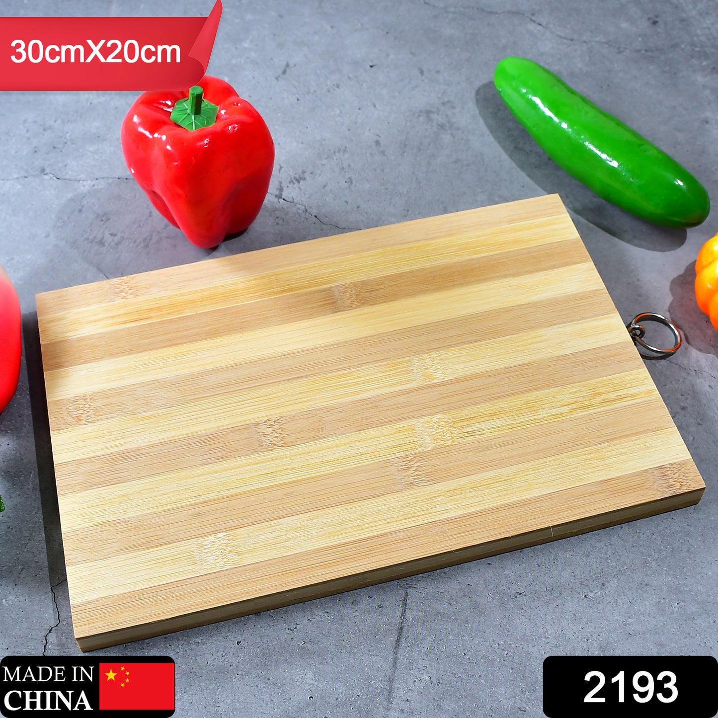 2193 Natural Wood Chopping Cutting Board For Kitchen Vegetables Fruits Cheese Bpa Free.