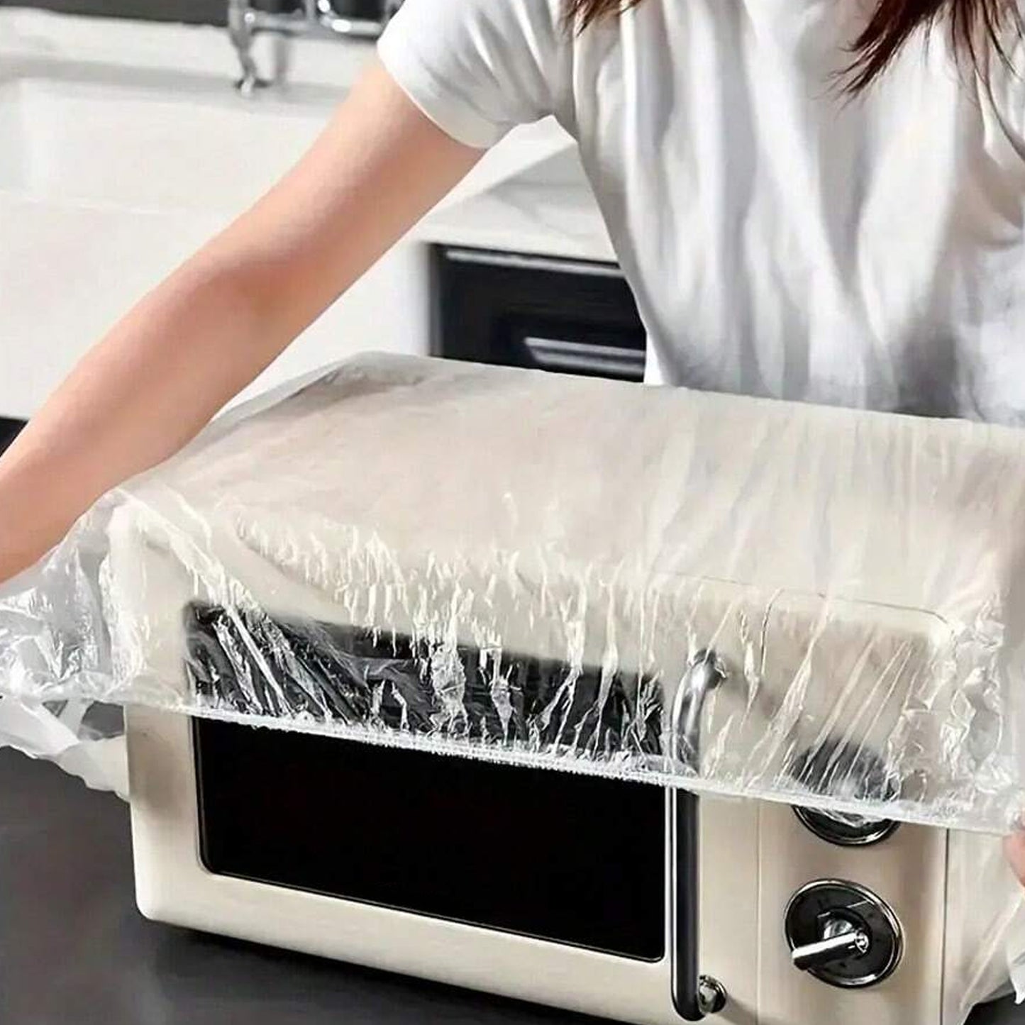 Home Thick Disposable Dust Proof Plastic Furniture Covers (1 Pc Small)