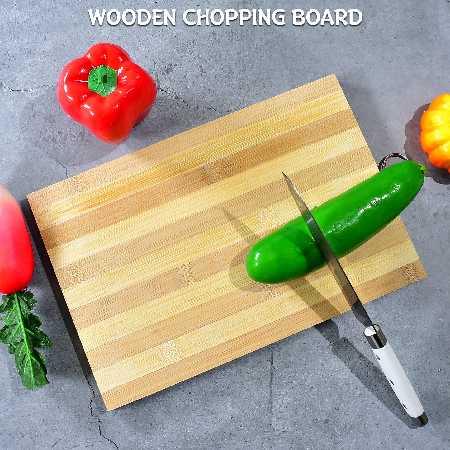 2193 Natural Wood Chopping Cutting Board For Kitchen Vegetables Fruits Cheese Bpa Free.