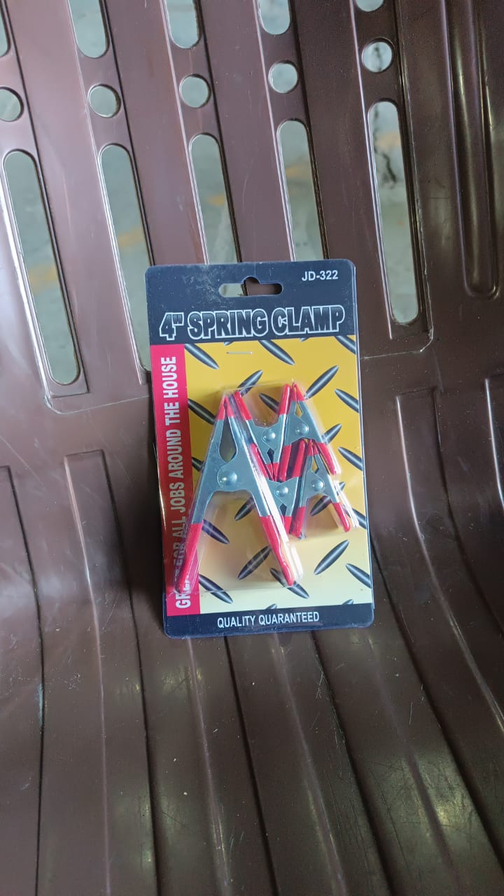 Metal Spring Clamps Heavy Duty Spring Metal Clips Clamp (5 Pcs Set)