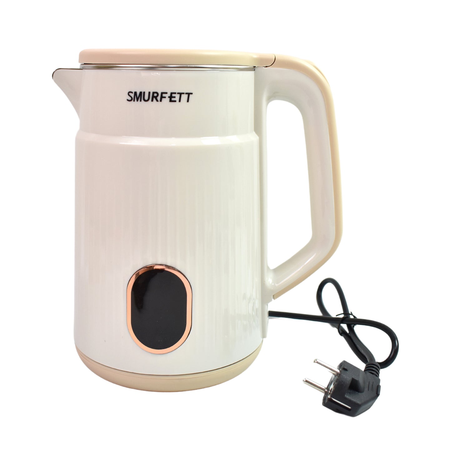 Double Wall Stainless Steel Electric Cordless Tea Kettle (1500w 2.3 Ltr.)