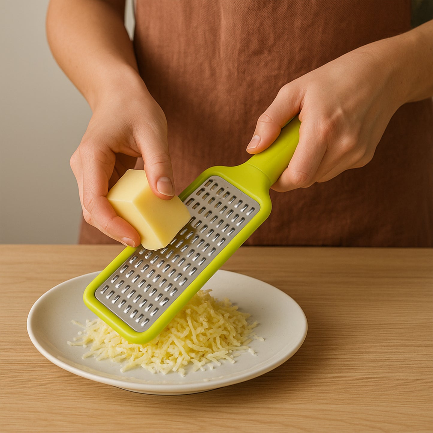 Stainless Steel Vegetables Fruits Shredder For Kitchen Cheese Grater (1 Pc)