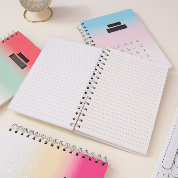 Notebook With Inbuilt Calculator