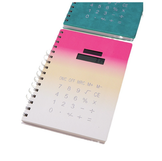 Notebook With Inbuilt Calculator